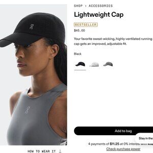 [Brand New] On Running Lightweight Cap Navy